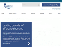 Tablet Screenshot of castlehillha.co.uk